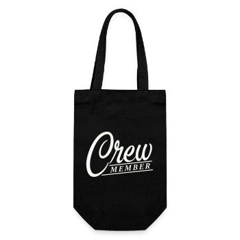 crew member - Gift Bag for Bottles - black - Front