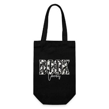 Typographie des fleurs AMATEUR de livres - Sac à bouteille - noir - Devant