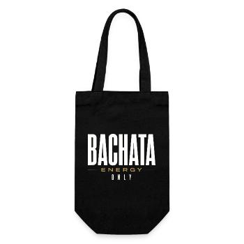 Nur Bachata Energie | Premium-Design - Geschenkbeutel für Flaschen - Schwarz - Vorne