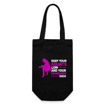 Squats Standards Faibles Élevés - Sac à bouteille - noir - Devant
