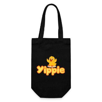 Yippie Duck - Gift Bag for Bottles - black - Front