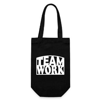 Pochoir en Audace pour le travail d’équipe - Sac à bouteille - noir - Devant