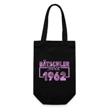 196 - Geschenkbeutel für Flaschen - Schwarz - Vorne