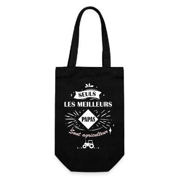 Seuls les meilleurs papas sont agriculteur t-shirt - Sac à bouteille - noir - Devant