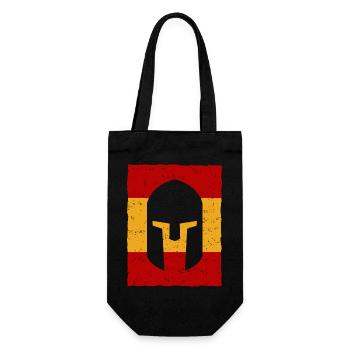 Gladiator Spain - Flag - Gift Bag for Bottles - black - Front