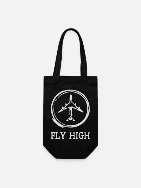 Airplane - Geschenkbeutel für Flaschen - Schwarz