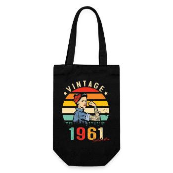 1961 Vintage Édition limitée Cadeau Femmes - Sac à bouteille - noir - Devant