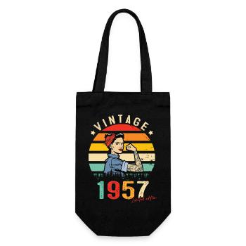 1957 Vintage Édition limitée Cadeau Femmes - Sac à bouteille - noir - Devant