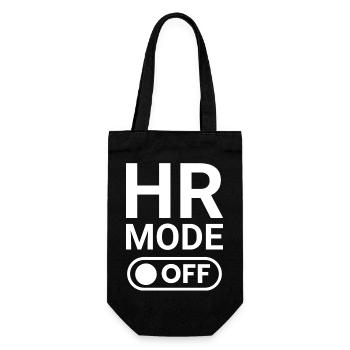 HR Mode OFF - Gift Bag for Bottles - black - Front