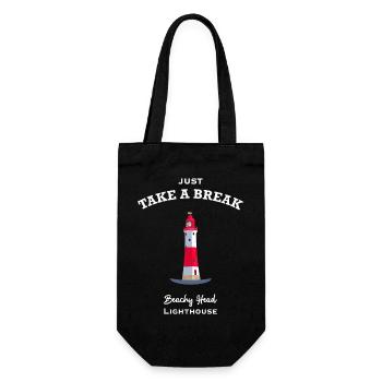 Angleterre, East Sussex, Beachy Head Lighthouse Break - Sac à bouteille - noir - Devant
