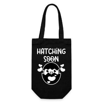Bébé Coeur Bébé Ventre Grossesse Maman enceinte - Sac à bouteille - noir - Devant