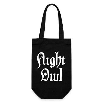 Night Owl - Gift Bag for Bottles - black - Front