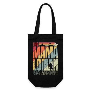The Mamalorian Vintage : Meilleure Maman ! - Sac à bouteille - noir - Devant