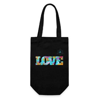 Love Spring Blossoms - Sonja Ariel von Staden - Gift Bag for Bottles - black - Front