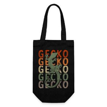Geckos Tropics Pet - Gift Bag for Bottles - black - Front