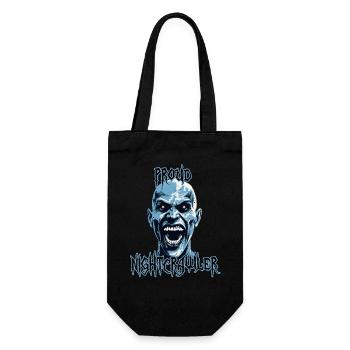 Proud Nightcrawler, night owl, scary - Gift Bag for Bottles - black - Front