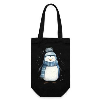 T-shirt pingouin : charme arctique ludique - Sac à bouteille - noir - Devant