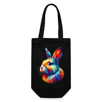 Lapin - Sac à bouteille - noir - Devant