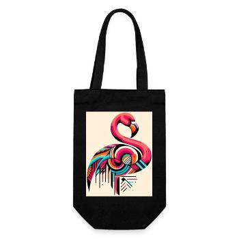 Flamant - Sac à bouteille - noir - Devant