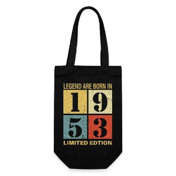 Original Calendrier 1953 Vintage anniversaire rétr - Sac à bouteille - noir - Devant