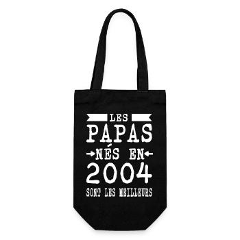 Les Papas nés en sont meilleurs - Sac à bouteille - noir - Devant