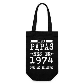 Les Papas nés en sont meilleurs - Sac à bouteille - noir - Devant