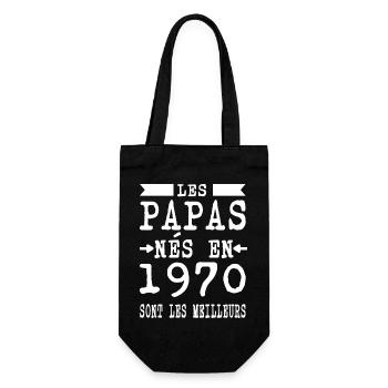 Les Papas nés en sont meilleurs - Sac à bouteille - noir - Devant