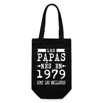 Les Papas nés en sont meilleurs - Sac à bouteille - noir - Devant
