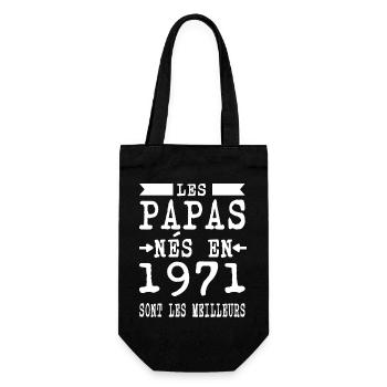 Les Papas nés en sont meilleurs - Sac à bouteille - noir - Devant