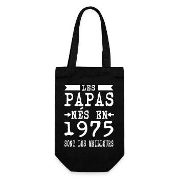 Les Papas nés en sont meilleurs - Sac à bouteille - noir - Devant
