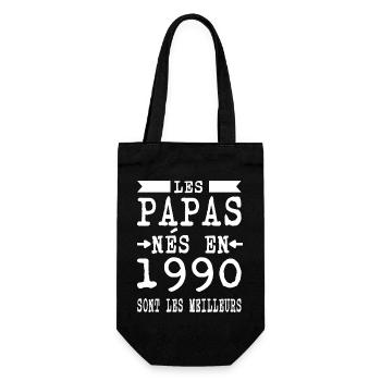 Les Papas nés en sont meilleurs - Sac à bouteille - noir - Devant