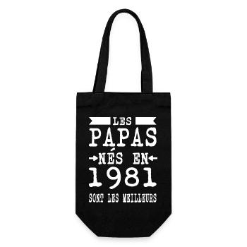 Les Papas nés en sont meilleurs - Sac à bouteille - noir - Devant