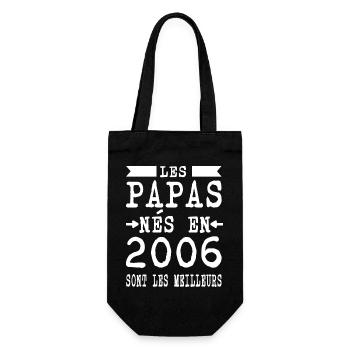 Les Papas nés en sont meilleurs - Sac à bouteille - noir - Devant