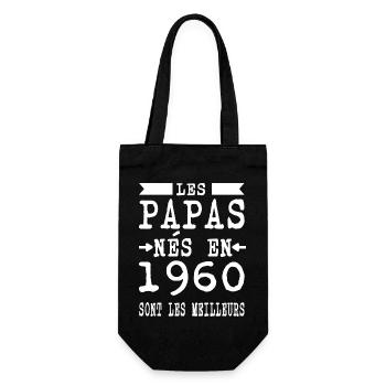 Les Papas nés en sont meilleurs - Sac à bouteille - noir - Devant