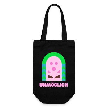 Unmöglich - Geschenkbeutel für Flaschen - Schwarz - Vorne