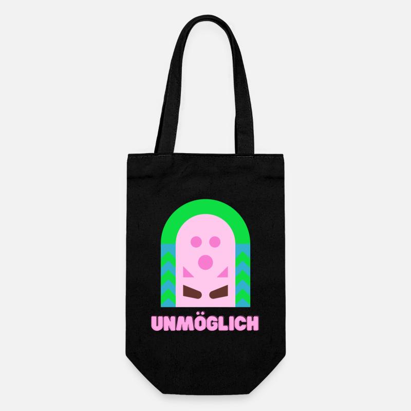 Unmöglich - Geschenkbeutel für Flaschen - Schwarz