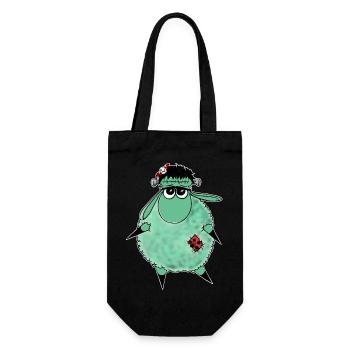 Wolly Sheepling Monstre d’Halloween - Sac à bouteille - noir - Devant