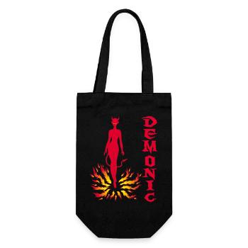 Demon Woman Manga - Gift Bag for Bottles - black - Front