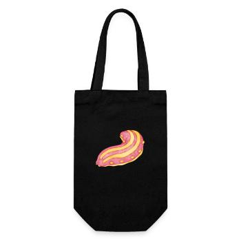 Curious sea cucumber - Gift Bag for Bottles - black - Front