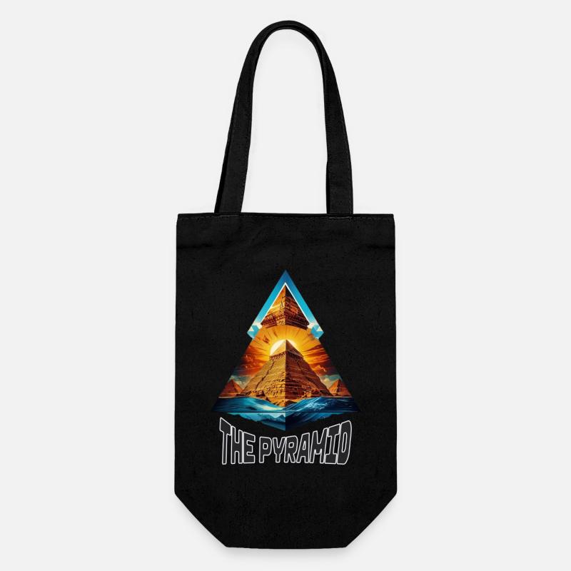 The pyramid - Gift Bag for Bottles - black