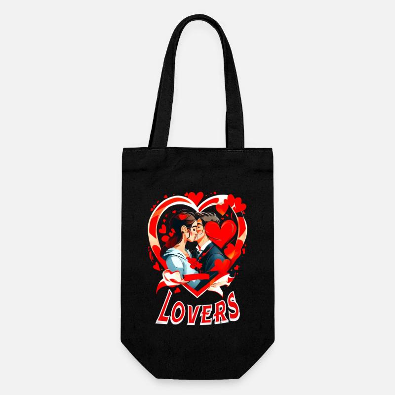 Lovers  - Sac à bouteille - noir