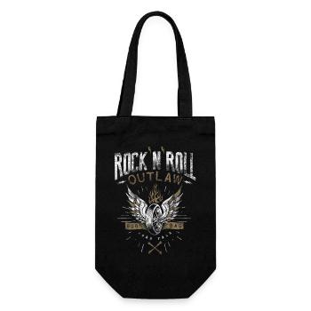 Rock & Roll Outlaw - Geschenkbeutel für Flaschen - Schwarz - Vorne