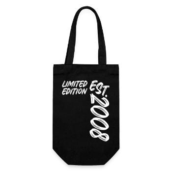 Limited Edition Est. 2008 - Geschenkbeutel für Flaschen - Schwarz - Vorne