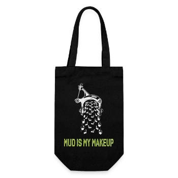 Mud is my Makeup - Gift Bag for Bottles - black - Front