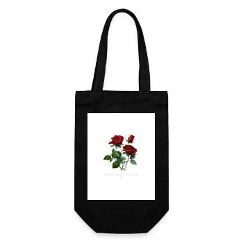 Rosenmotiv Erweckt das Leben... - Geschenkbeutel für Flaschen - Schwarz - Vorne