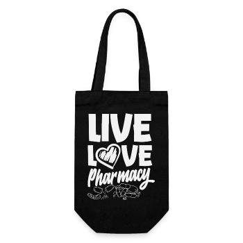 Pharmacist Pharmaceutical Technical - Gift Bag for Bottles - black - Front