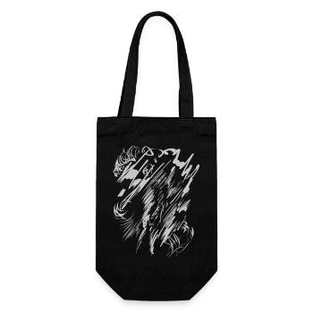 Contexte artistique abstrait - Gris - Sac à bouteille - noir - Devant