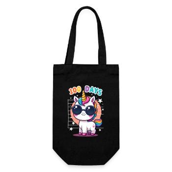 100th Day Of School 100 Day Of School Kids - Gift Bag for Bottles - black - Front