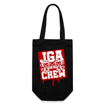 Jga Crew Junggesellen Affe - Geschenkbeutel für Flaschen - Schwarz - Vorne