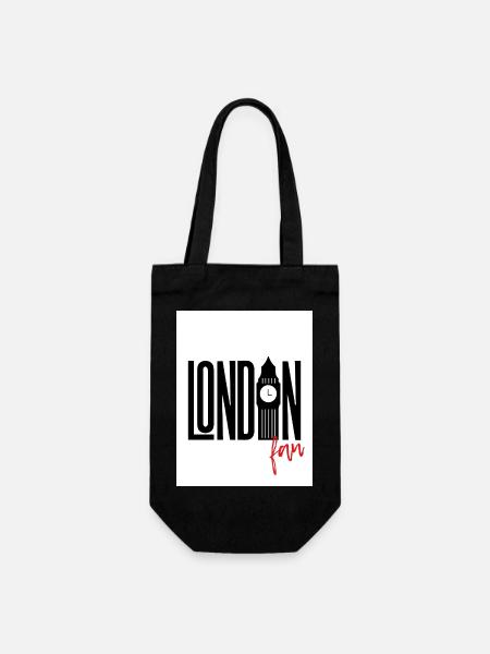 Fan de Londres - Sac à bouteille - noir